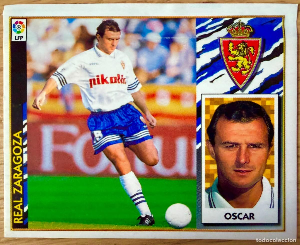 Cromos de f&uacute;tbol: OSCAR BAJA REAL ZARAGOZA 97 98 1997 1998 LIGA EDICIONES ESTE VENTANILLA STICKER