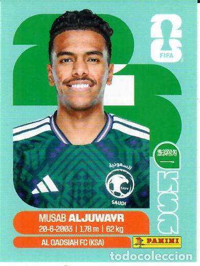 Football Stickers: CROMO PANINI MUNDIAL WORLD CUP 2026 - KSA9 KSA 9 - ALJUWAYR - ARABIA SAUDI