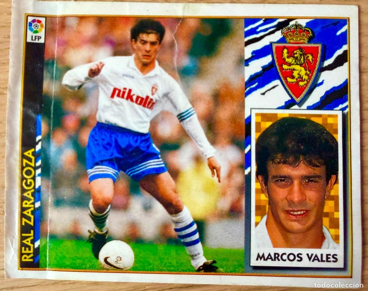 Football Stickers: MARCOS VALES COLOCA REAL ZARAGOZA 97 98 1997 1998 LIGA EDICIONES ESTE VENTANILLA STICKER