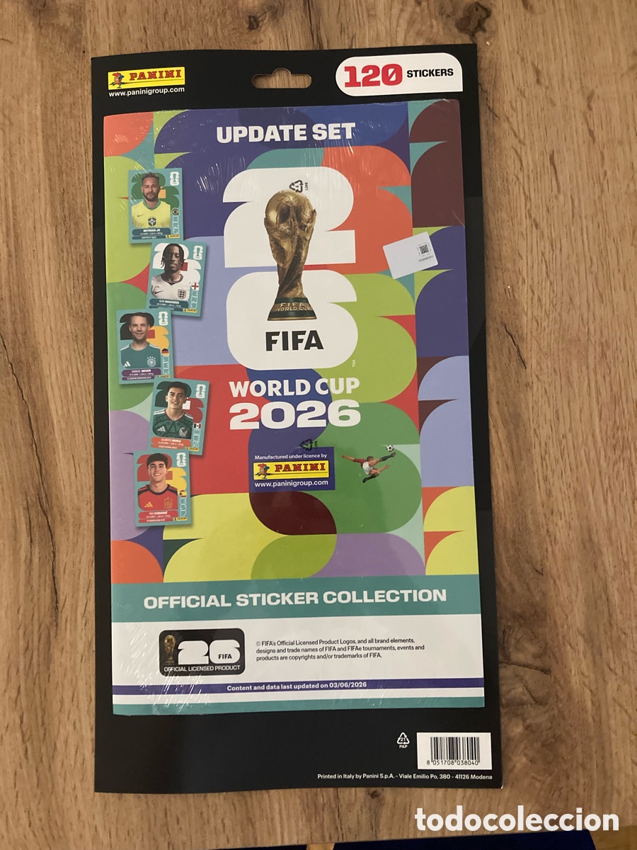 Cromos de f&uacute;tbol: Update Actualizacion World Cup 2026-Panini-Precintado