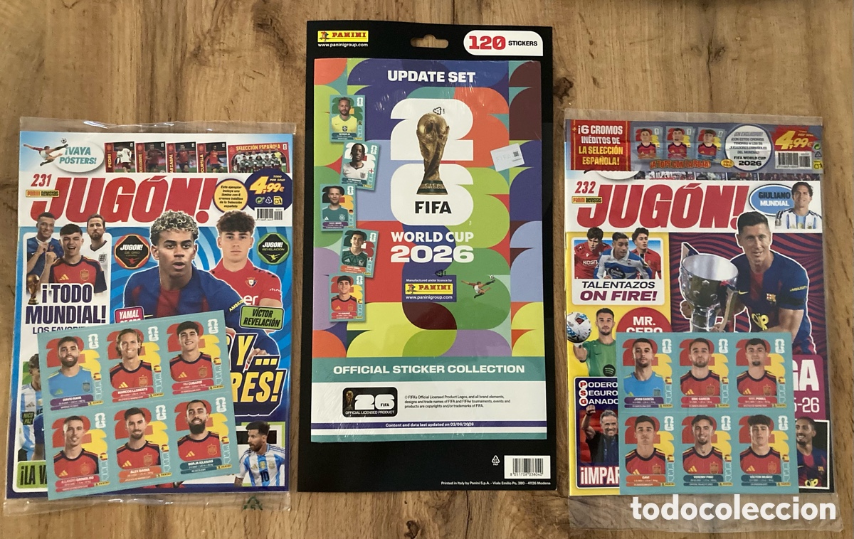Cartes &agrave; collectionner de Football: Update Actualizacion World Cup 2026+Update Espa&ntilde;a-Panini-Precintado