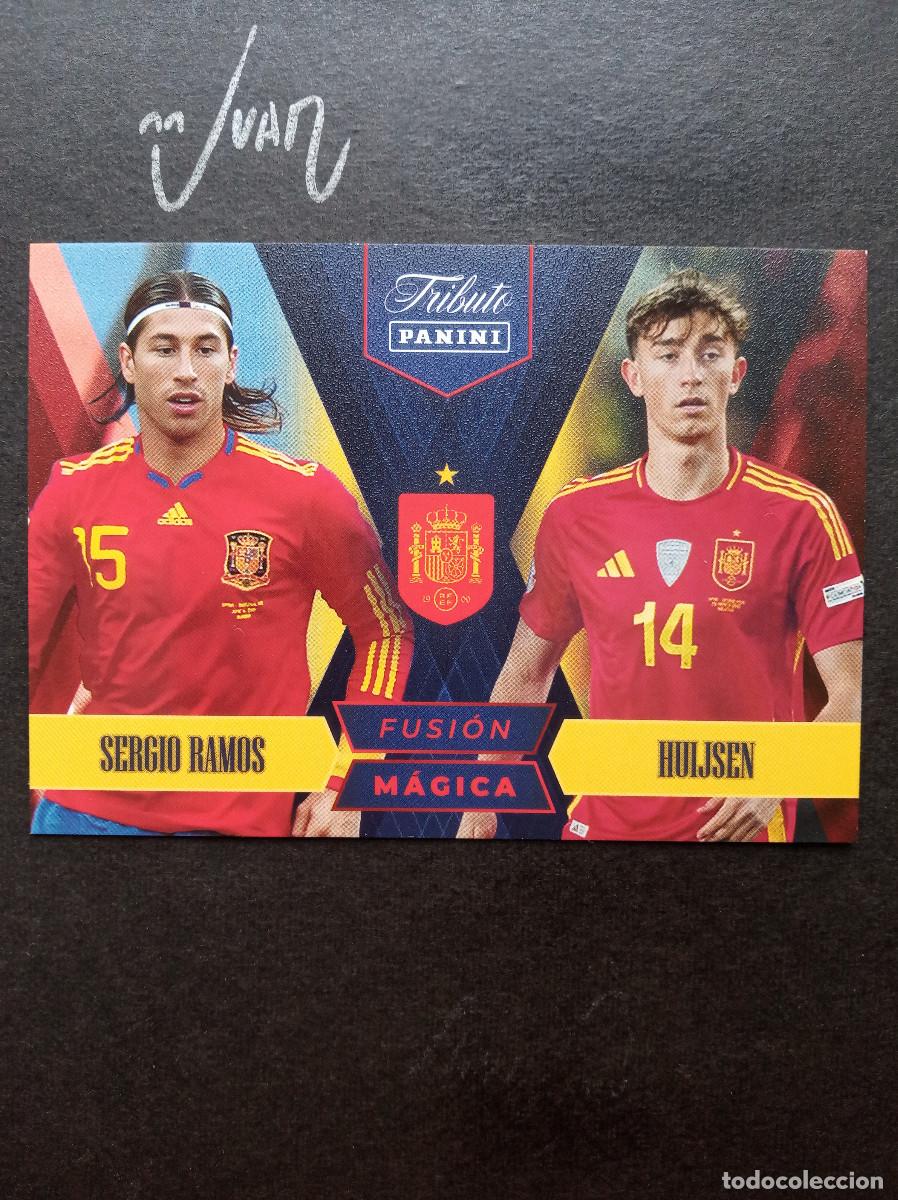 Football Stickers: N&ordm; 83 SERGIO RAMOS / HUIJSEN ESPA&Ntilde;A REAL MADRID ⚽ PANINI &reg; TRIBUTO SELECCION ESPA&Ntilde;OLA 2026 MUNDIAL