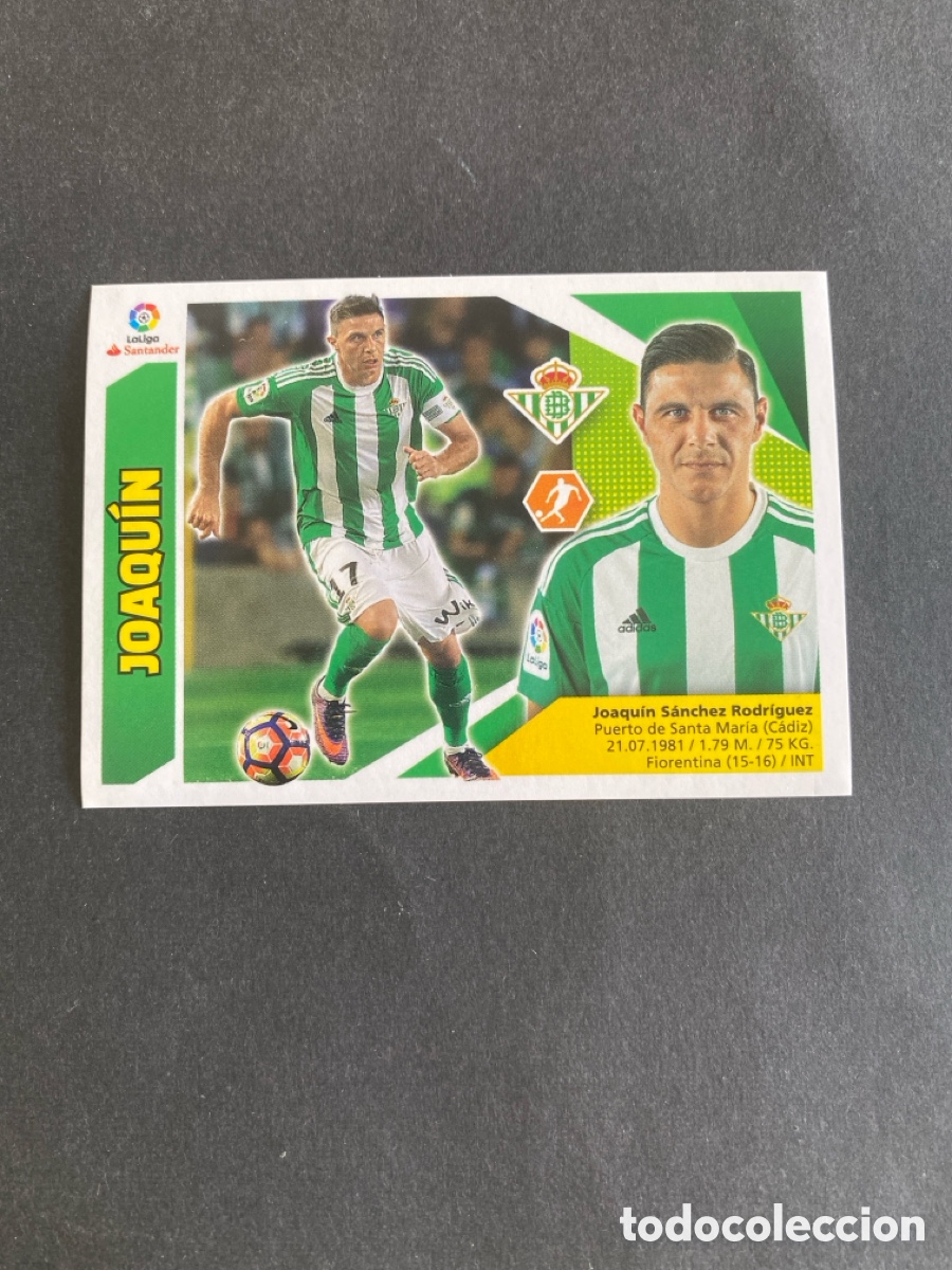Cromos de f&uacute;tbol: Cromo liga 17/18 Real Betis N* 12