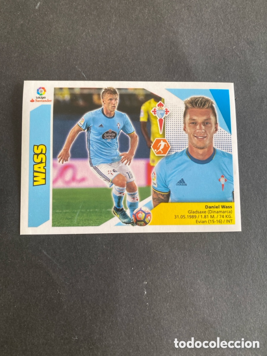 Cromos de f&uacute;tbol: Cromo liga 17/18 RC Celta N* 9