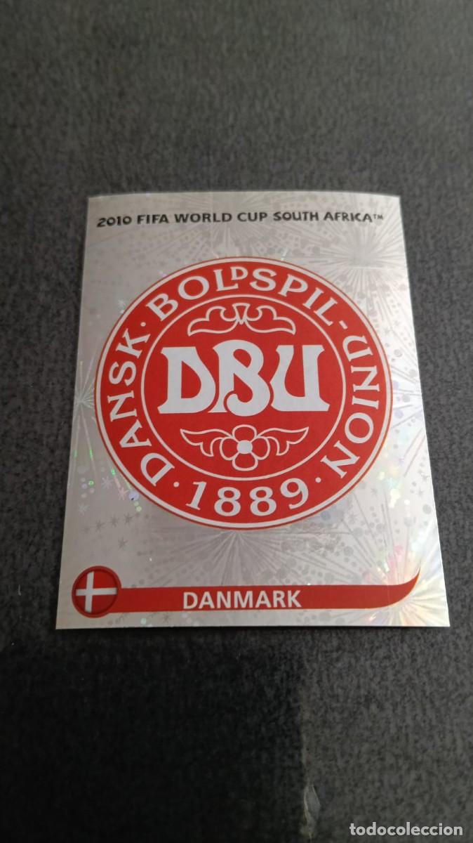 Cromos de f&uacute;tbol: Mundial Fifa Sudafrica 2010 Panini 354 Escudo Dinamarca