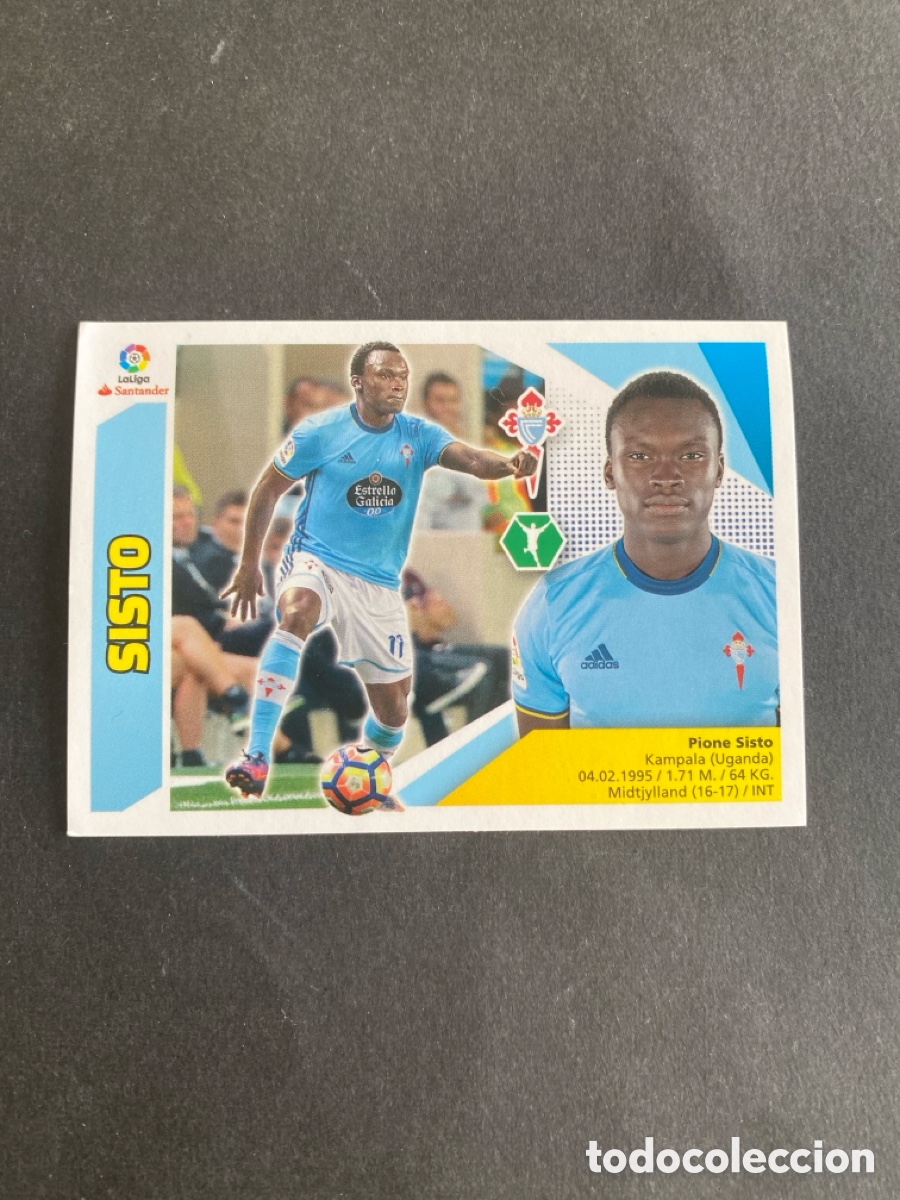 Cromos de f&uacute;tbol: Cromo liga 17/18 RC Celta N* 14