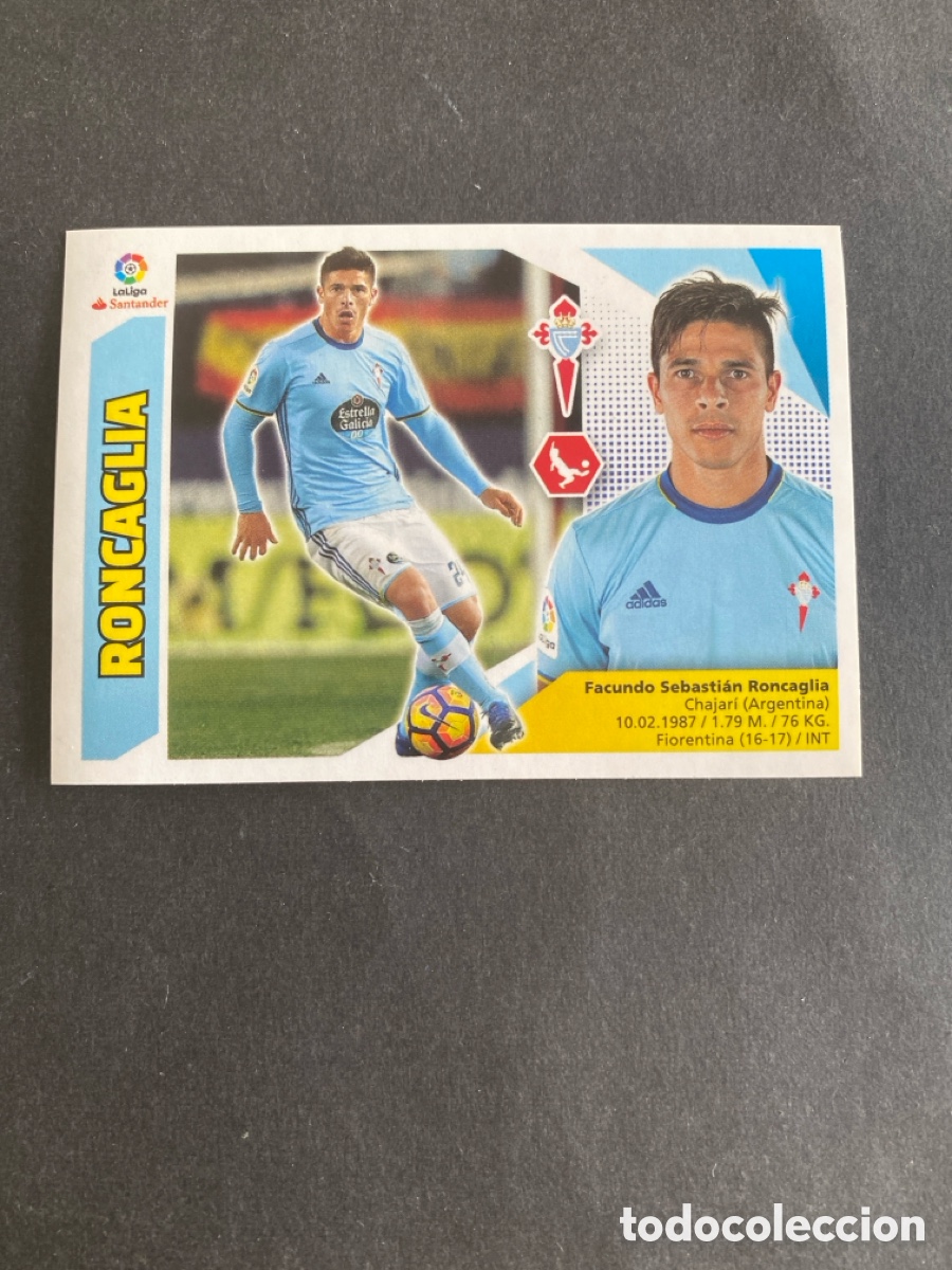 Cromos de f&uacute;tbol: Cromo liga 17/18 RC Celta N* 4