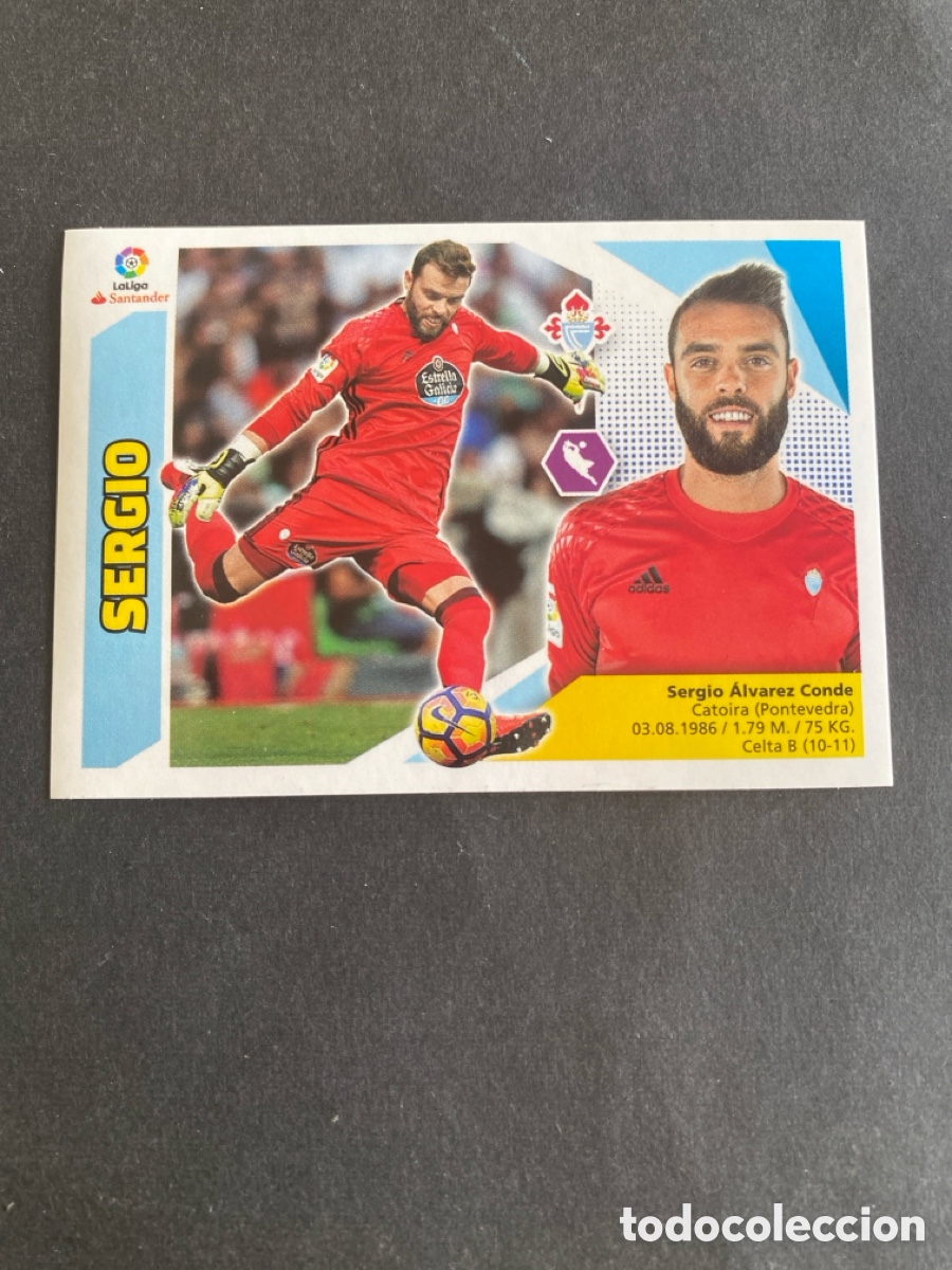 Cromos de f&uacute;tbol: Cromo liga 17/18 RC Celta N* 1