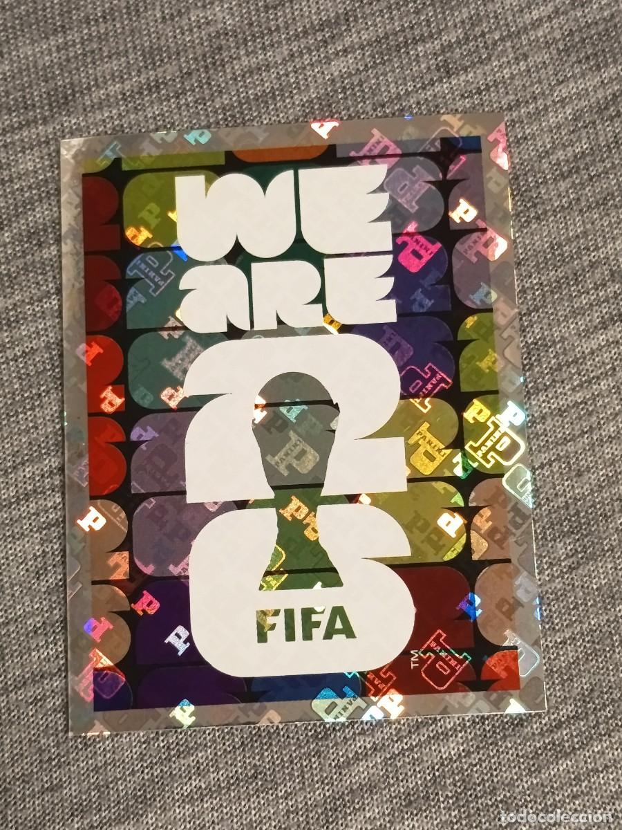 Cromos de f&uacute;tbol: LOGO WE ARE FIFA FWC 4 STICKER MUNDIAL 2026 PANINI FIFA WORLD CUP NUEVO