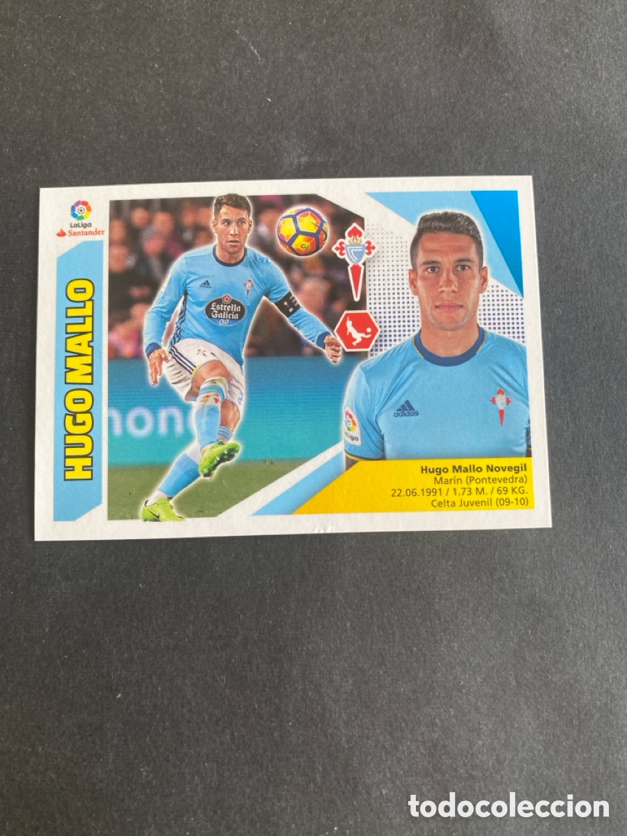 Cromos de f&uacute;tbol: Cromo liga 17/18 RC Celta N* 3