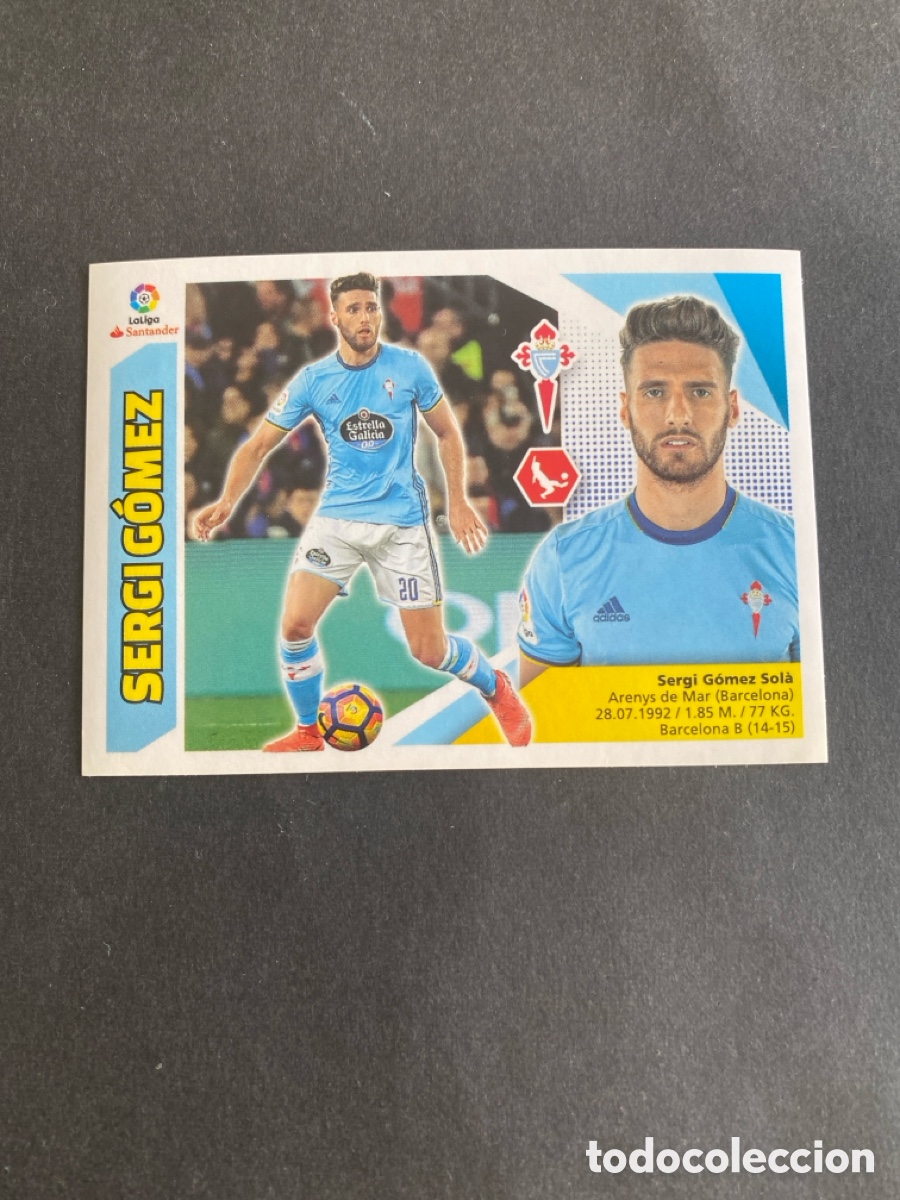 Cromos de f&uacute;tbol: Cromo liga 17/18 RC Celta N* 6A