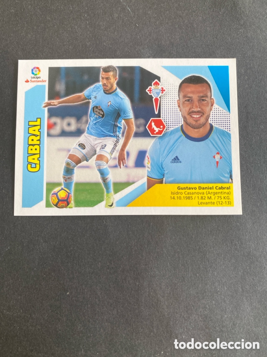 Cromos de f&uacute;tbol: Cromo liga 17/18 RC Celta N* 5