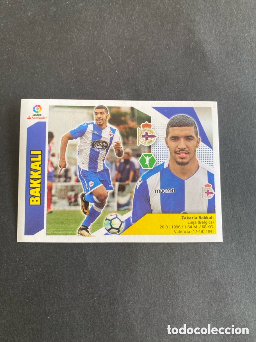 Cromos de f&uacute;tbol: Cromo liga 17/18 RC Deportivo N* 13