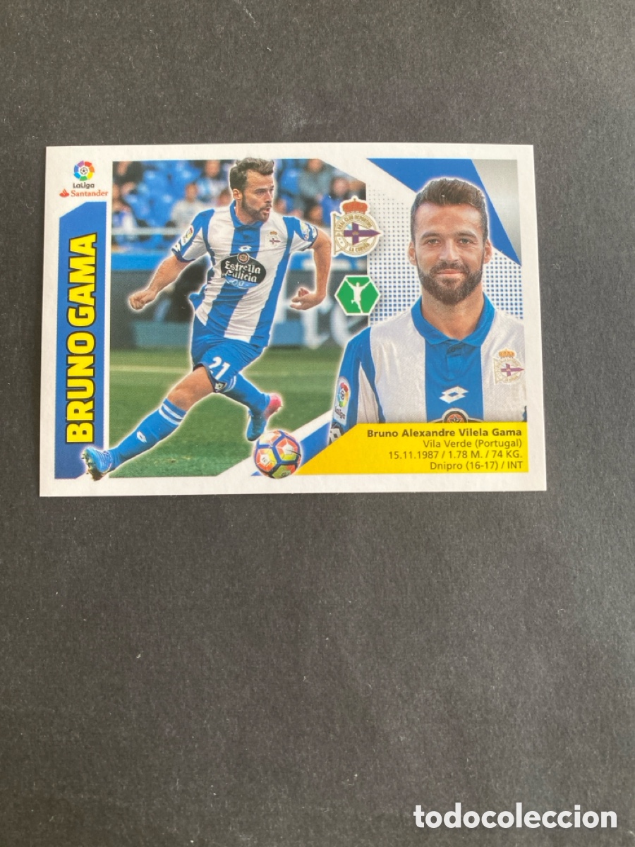 Cromos de f&uacute;tbol: Cromo liga 17/18 RC Deportivo N* 16