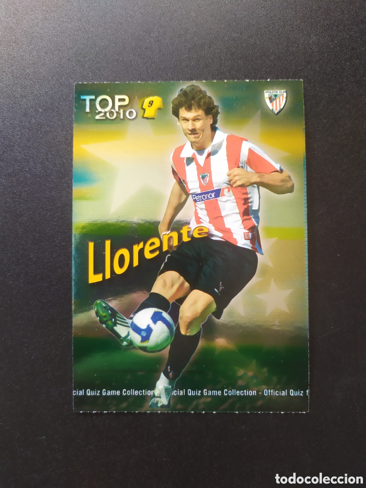 Cromos de f&uacute;tbol: Mundicromo fichas liga 2009 2010 09 10 Llorente top brillo verde n&deg; 624 Athletic Bilbao