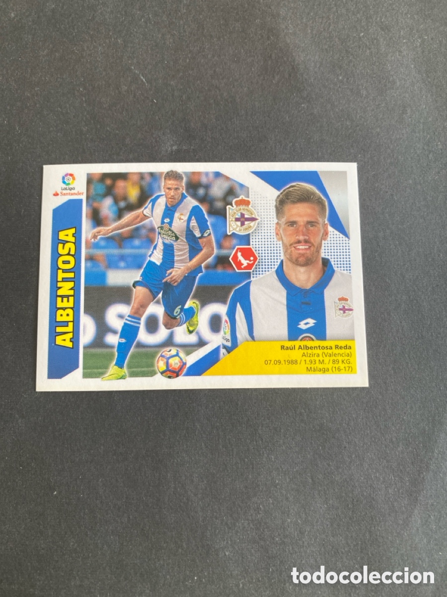 Cromos de f&uacute;tbol: Cromo liga 17/18 RC Deportivo N* 6