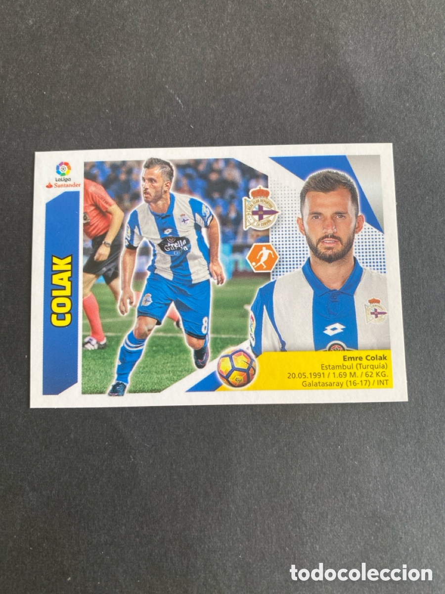 Cromos de f&uacute;tbol: Cromo liga 17/18 RC Deportivo N* 11