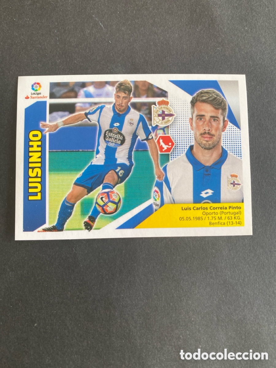 Cromos de f&uacute;tbol: Cromo liga 17/18 RC Deportivo N* 8 A
