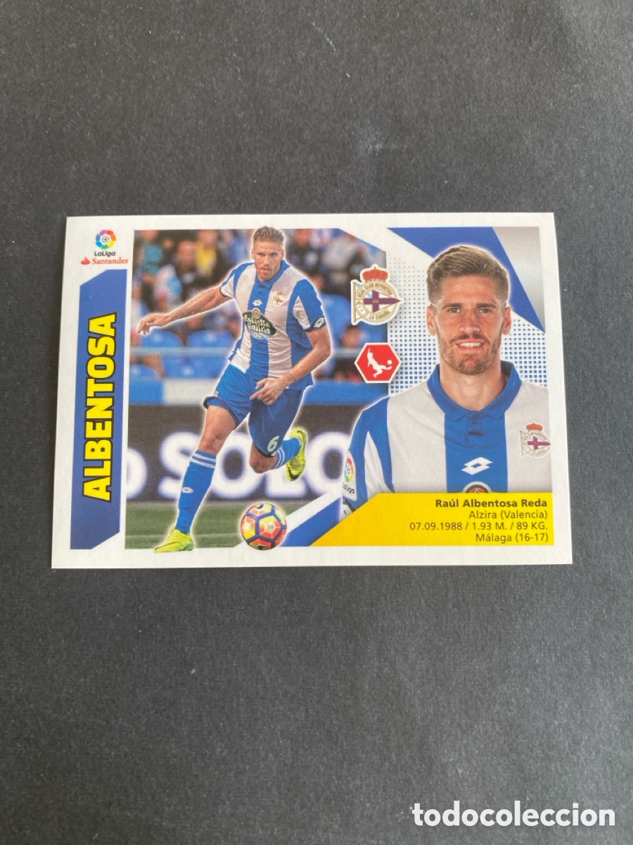 Cromos de f&uacute;tbol: Cromo liga 17/18 RC Deportivo N* 6