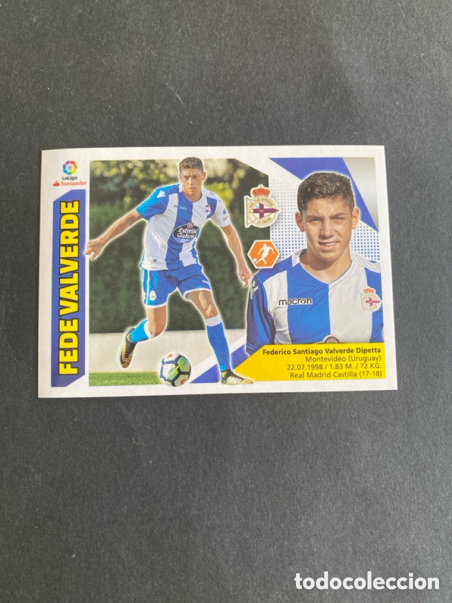 Cromos de f&uacute;tbol: Cromo liga 17/18 RC Deportivo N* 12 B