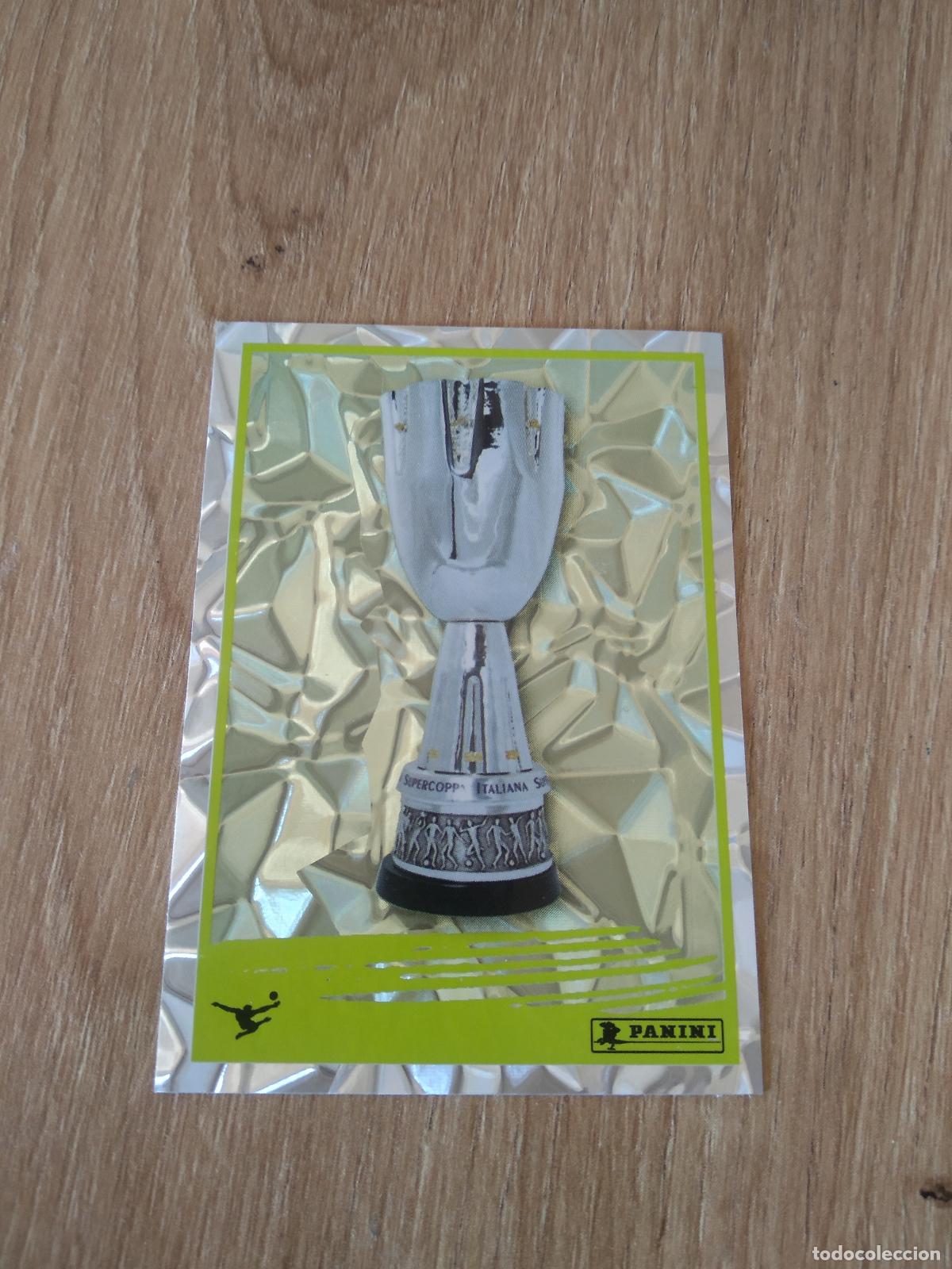 Cromos de f&uacute;tbol: 4 COPA TROFEO CROMO FUTBOL PANINI LIGA ITALIA 2023-2024 CALCIATORI 23-24