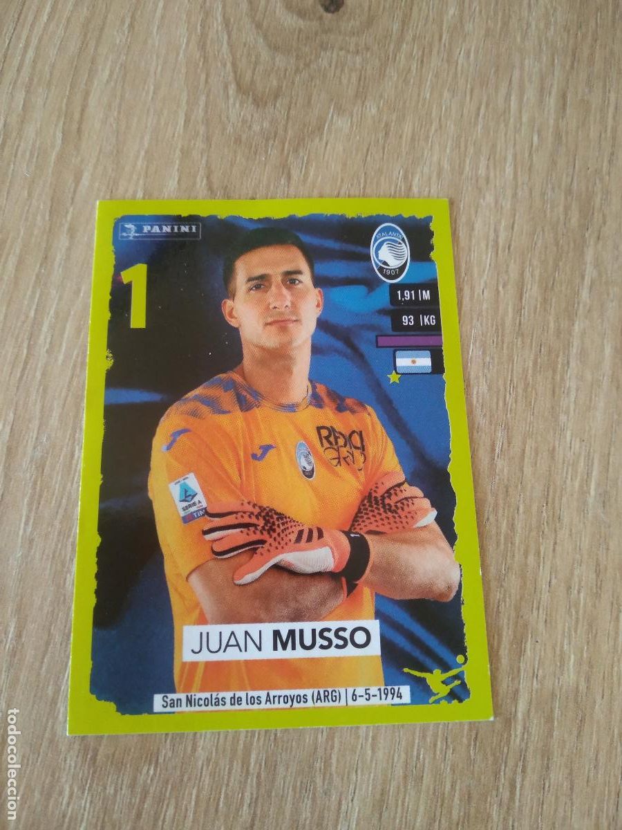 Cromos de f&uacute;tbol: 7 JUAN MUSSO ATALANTA CROMO FUTBOL PANINI LIGA ITALIA 2023-2024 CALCIATORI 23-24