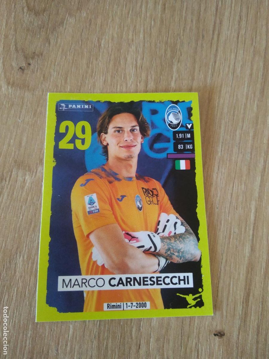 Cromos de f&uacute;tbol: 8 MARCO CARNESECCHI ATALANTA CROMO FUTBOL PANINI LIGA ITALIA 2023-2024 CALCIATORI 23-24