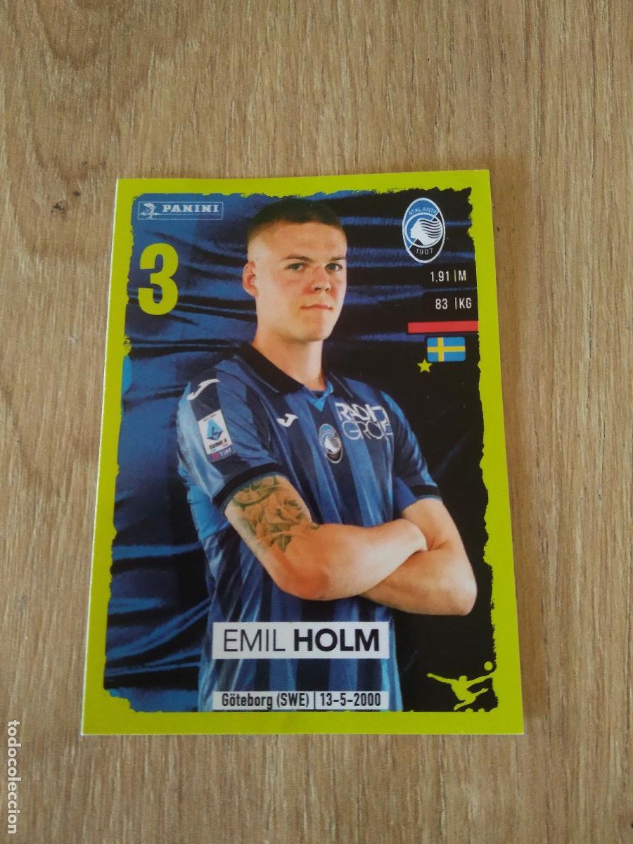 Cromos de f&uacute;tbol: 10 EMIL HOLM ATALANTA CROMO FUTBOL PANINI LIGA ITALIA 2023-2024 CALCIATORI 23-24