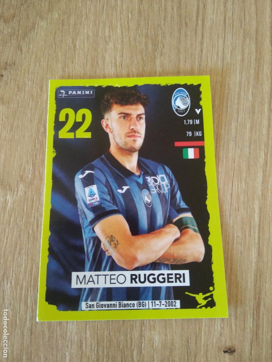 Cromos de f&uacute;tbol: 12 MATTEO RUGGERI ATALANTA CROMO FUTBOL PANINI LIGA ITALIA 2023-2024 CALCIATORI 23-24