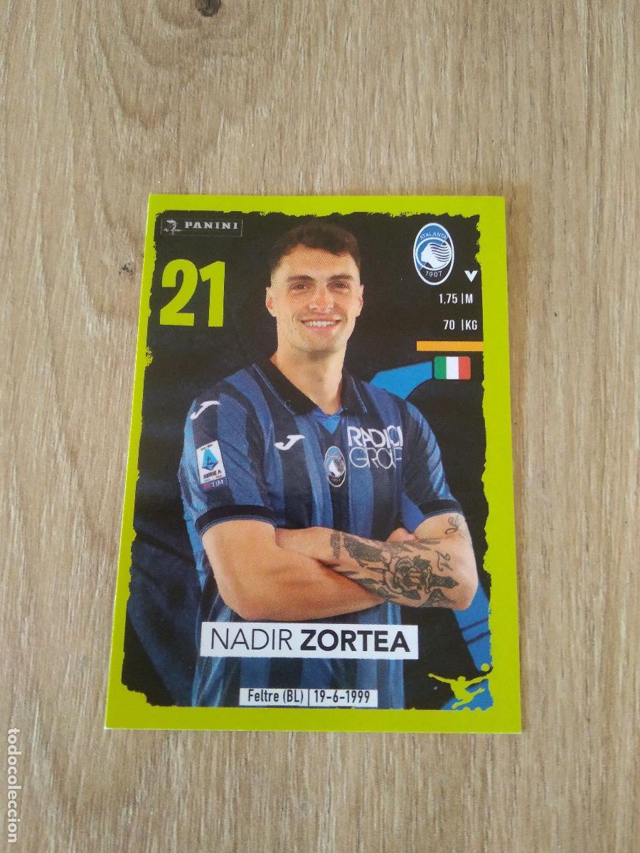 Cromos de f&uacute;tbol: 17 NADIR ZORTEA ATALANTA CROMO FUTBOL PANINI LIGA ITALIA 2023-2024 CALCIATORI 23-24
