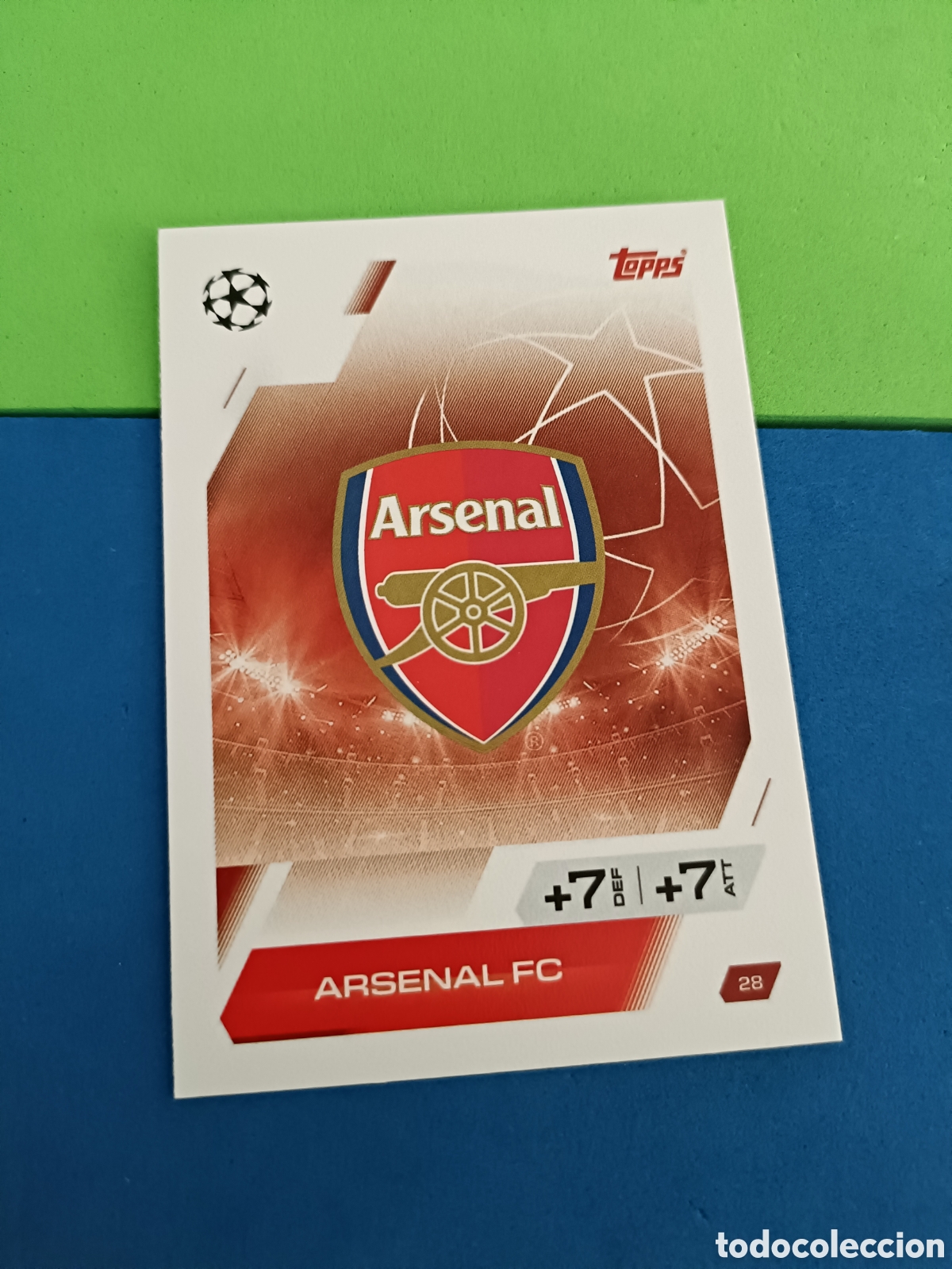 Cromos de f&uacute;tbol: Topps Match Attax 2025 2026 25 26 - 28 Escudo Arsenal