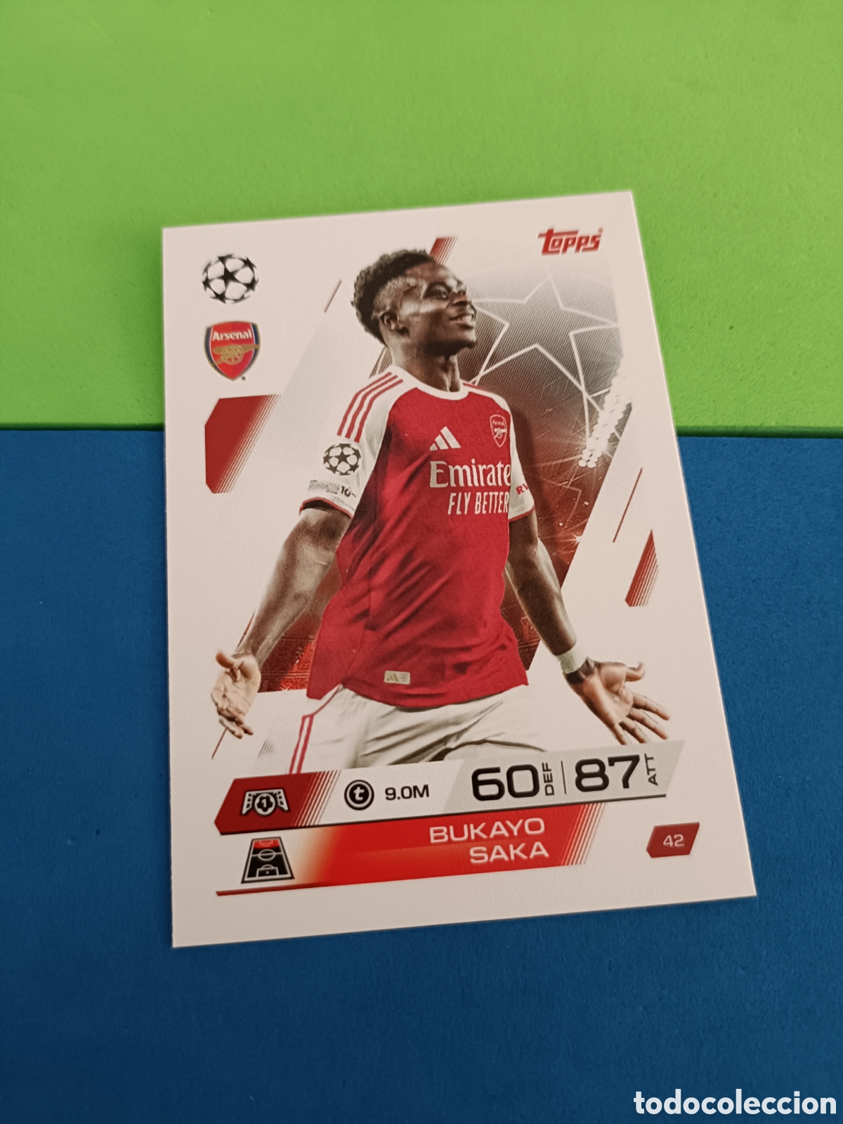 Cromos de f&uacute;tbol: Topps Match Attax 2025 2026 25 26 - 42 Saka
