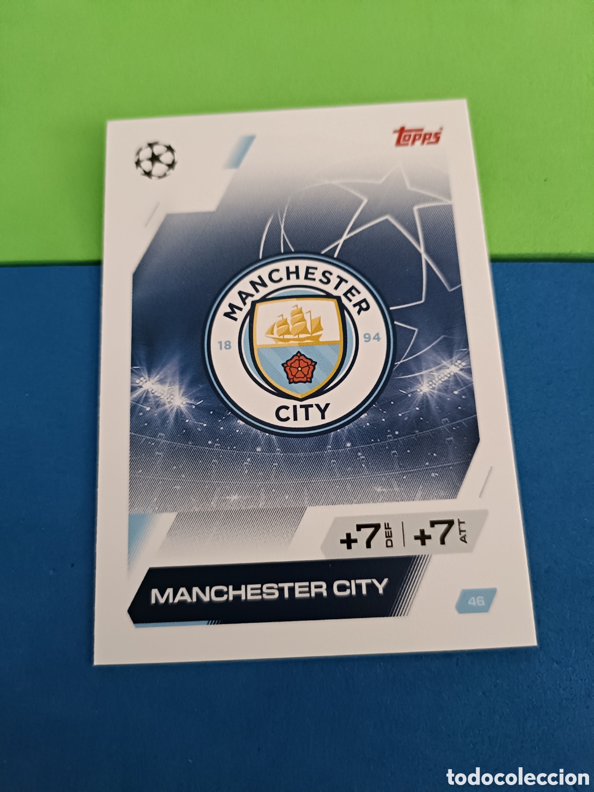 Cromos de f&uacute;tbol: Topps Match Attax 2025 2026 25 26 - 42 Escudo Manchester City