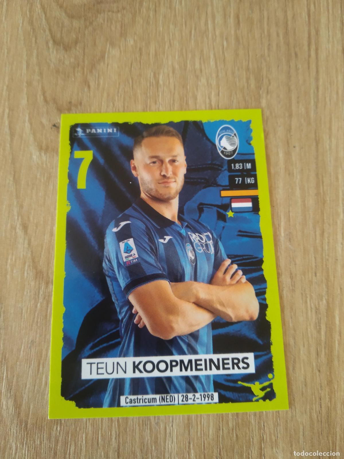 Cromos de f&uacute;tbol: 22 TEUN KOOPMEINERS ATALANTA CROMO FUTBOL PANINI LIGA ITALIA 2023-2024 CALCIATORI 23-24