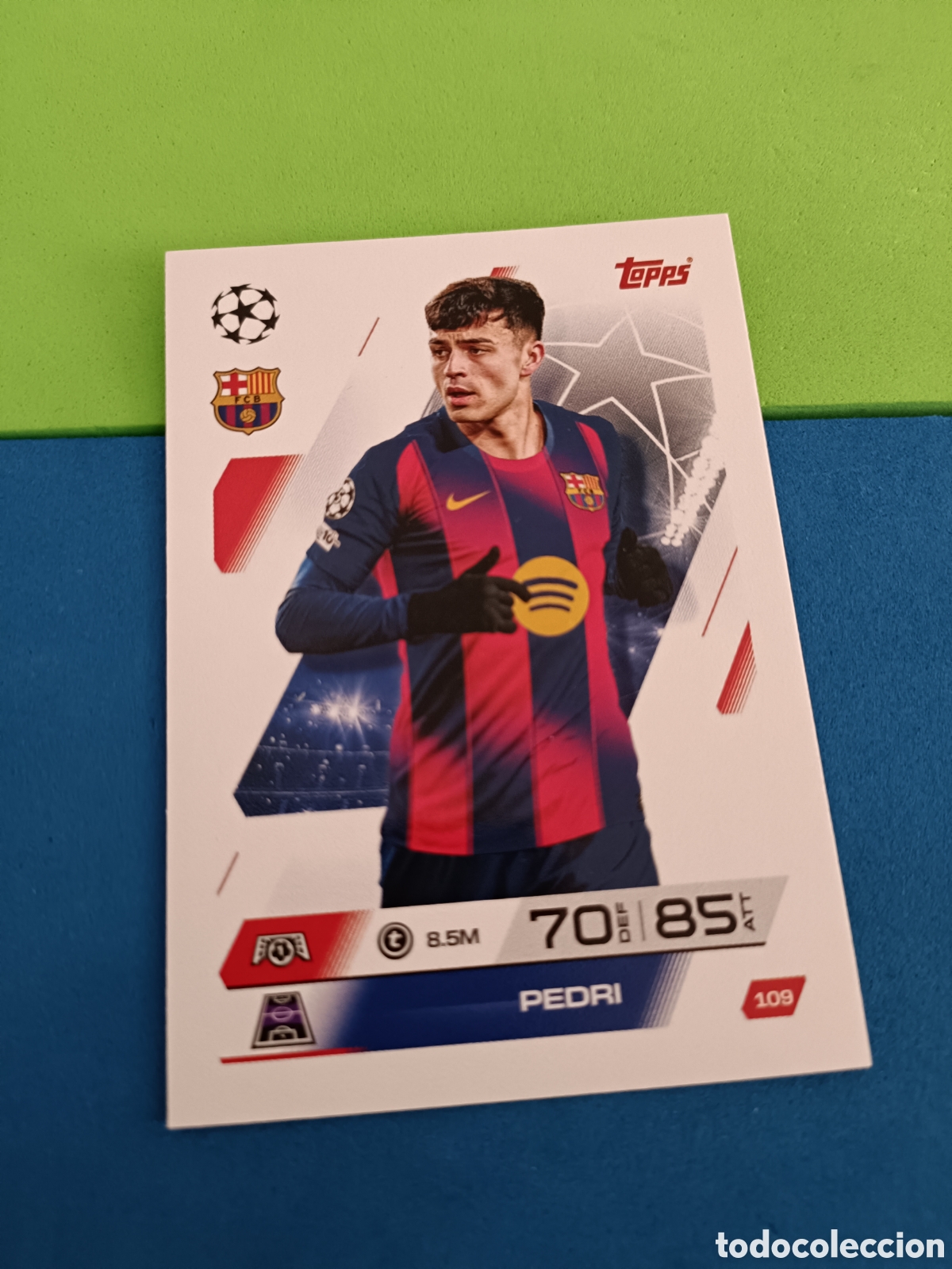 Cromos de f&uacute;tbol: Topps Match Attax 2025 2026 25 26 - 109 Pedri Barcelona