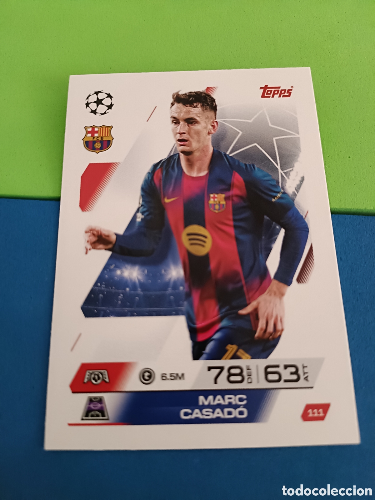 Cromos de f&uacute;tbol: Topps Match Attax 2025 2026 25 26 - 111 Casado Barcelona