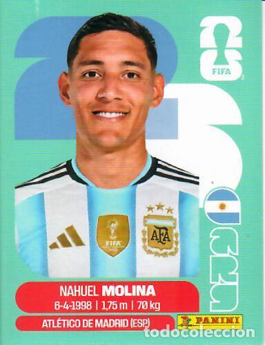 Cromos de f&uacute;tbol: CROMO PANINI MUNDIAL WORLD CUP 2026 - ARG3 ARG 3 - NAHUEL MOLINA - ARGENTINA