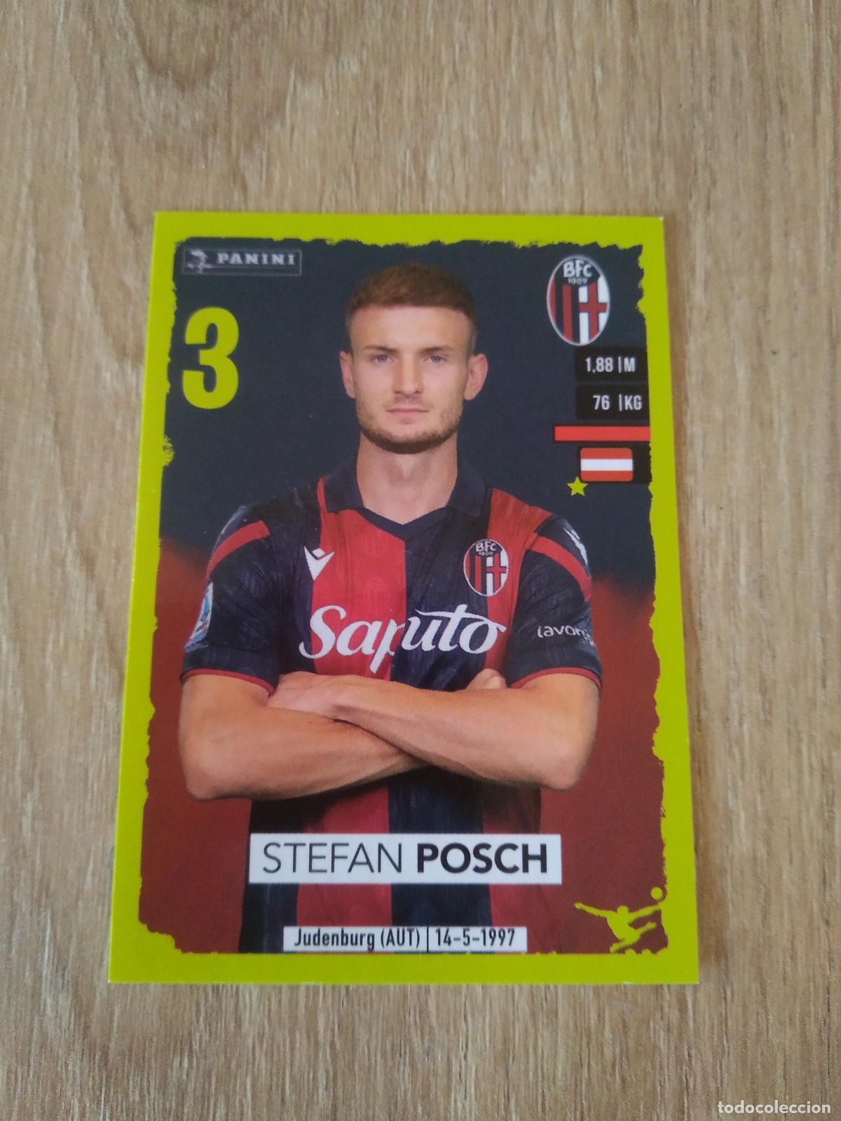 Cromos de f&uacute;tbol: 42 STEFAN POSCH BOLOGNA CROMO FUTBOL PANINI LIGA ITALIA 2023-2024 CALCIATORI 23-24