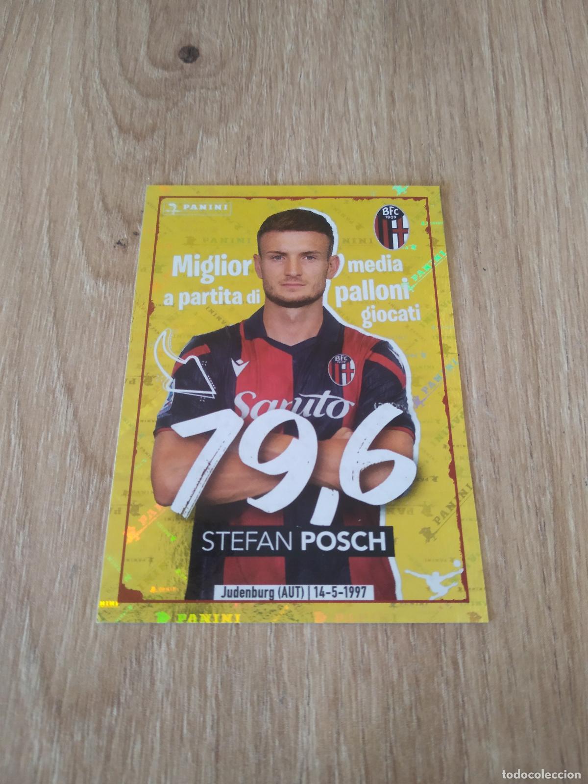 Cromos de f&uacute;tbol: 42 STEFAN POSCH BOLOGNA CROMO FUTBOL PANINI LIGA ITALIA 2023-2024 CALCIATORI 23-24