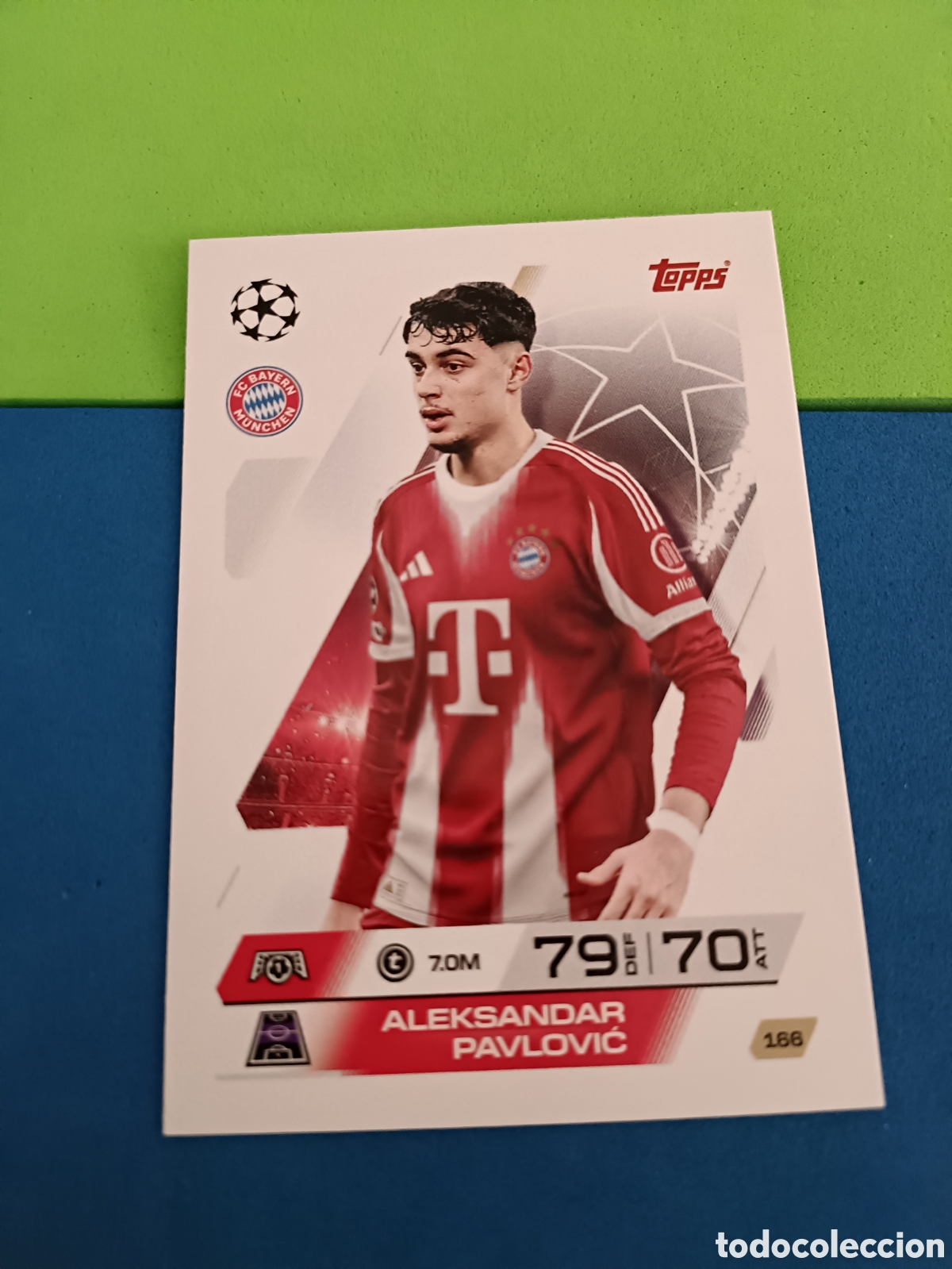Cromos de f&uacute;tbol: Topps Match Attax 2025 2026 25 26 - 166 Pavlovic