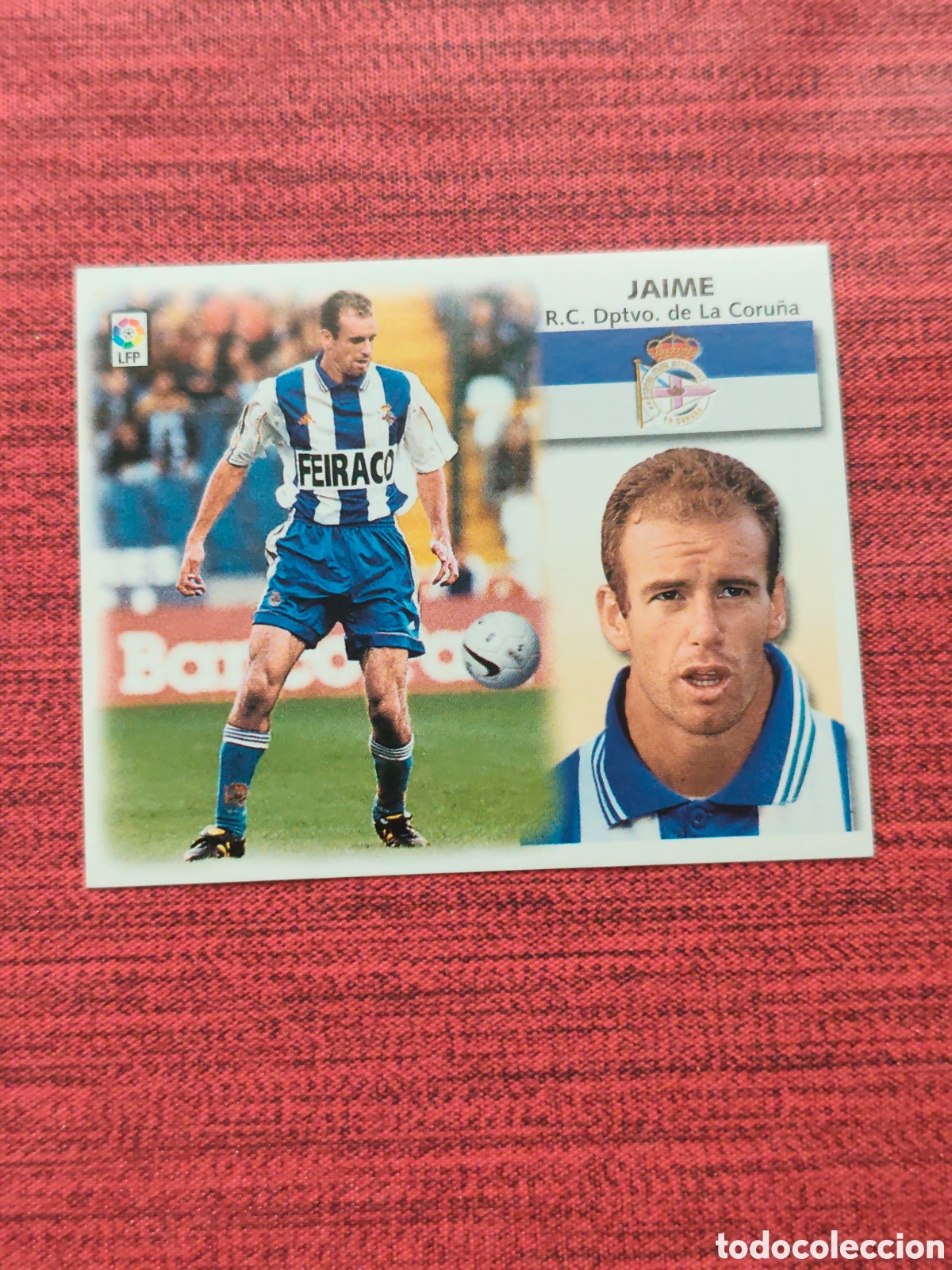 Cromos de f&uacute;tbol: FICHAJE 10 JAIME DEPORTIVO EDICIONES ESTE 1999 2000