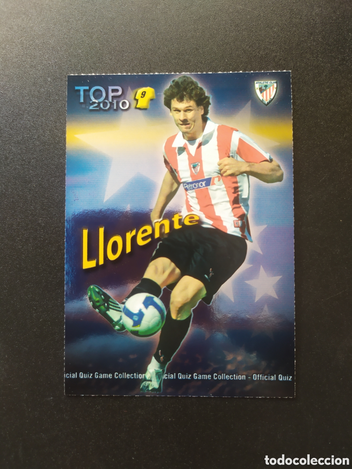 Cromos de f&uacute;tbol: Mundicromo fichas liga 2009 2010 09 10 Llorente top brillo azul n&deg; 624 Athletic Bilbao