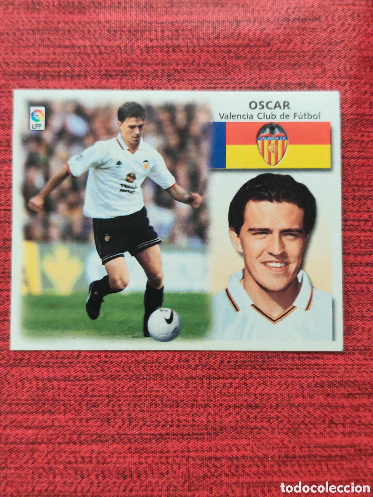 Cromos de f&uacute;tbol: FICHAJE 16 &Oacute;SCAR VALENCIA EDICIONES ESTE 1999 2000