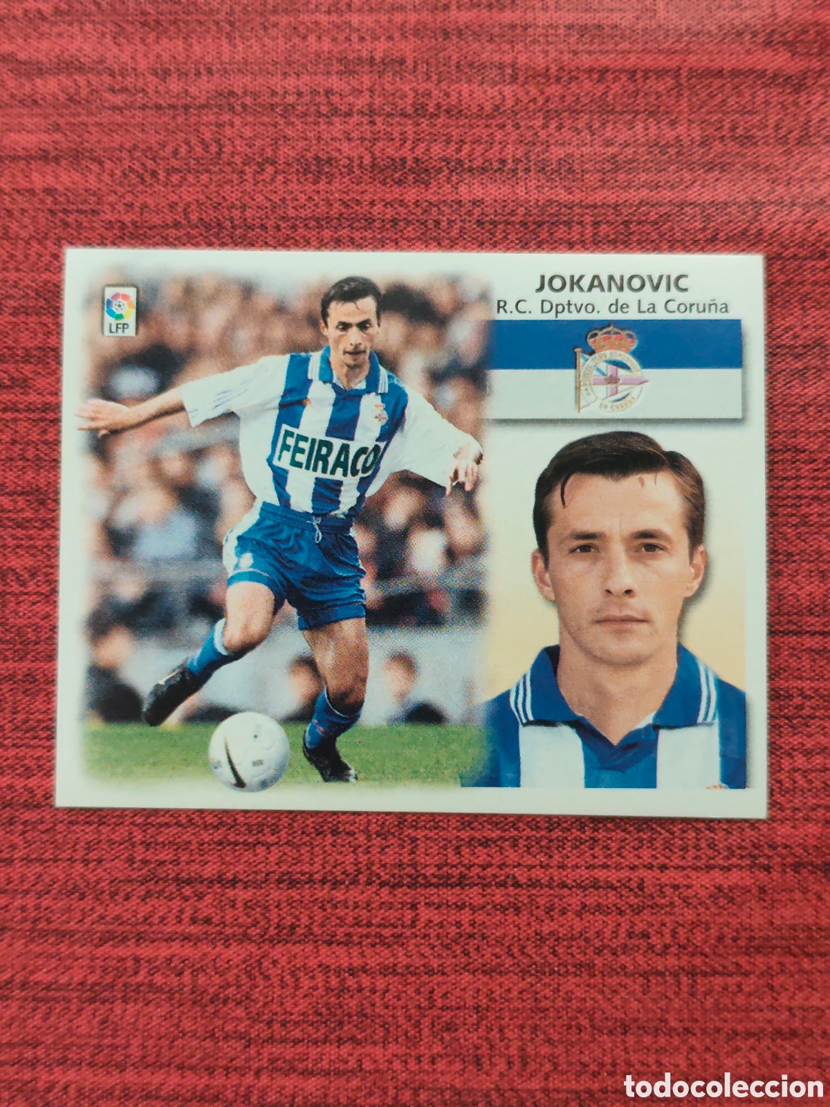 Cromos de f&uacute;tbol: FICHAJE 18 JOKANOVIC DEPORTIVO EDICIONES ESTE 1999 2000