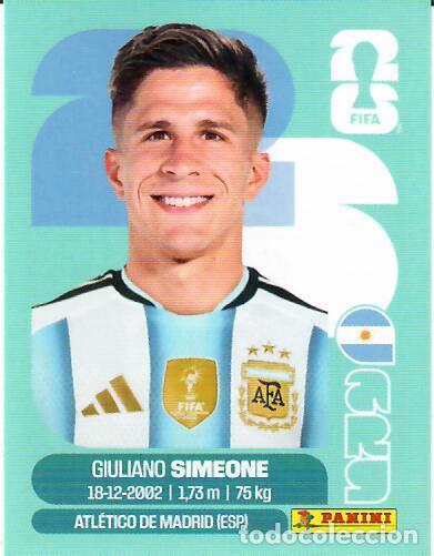 Cromos de f&uacute;tbol: CROMO PANINI MUNDIAL WORLD CUP 2026 - ARG20 ARG 20 - SIMEONE - ARGENTINA