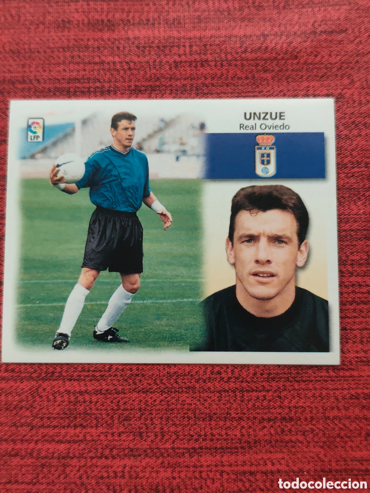 Cromos de f&uacute;tbol: FICHAJE 19 UNZUE REAL OVIEDO EDICIONES ESTE 1999 2000