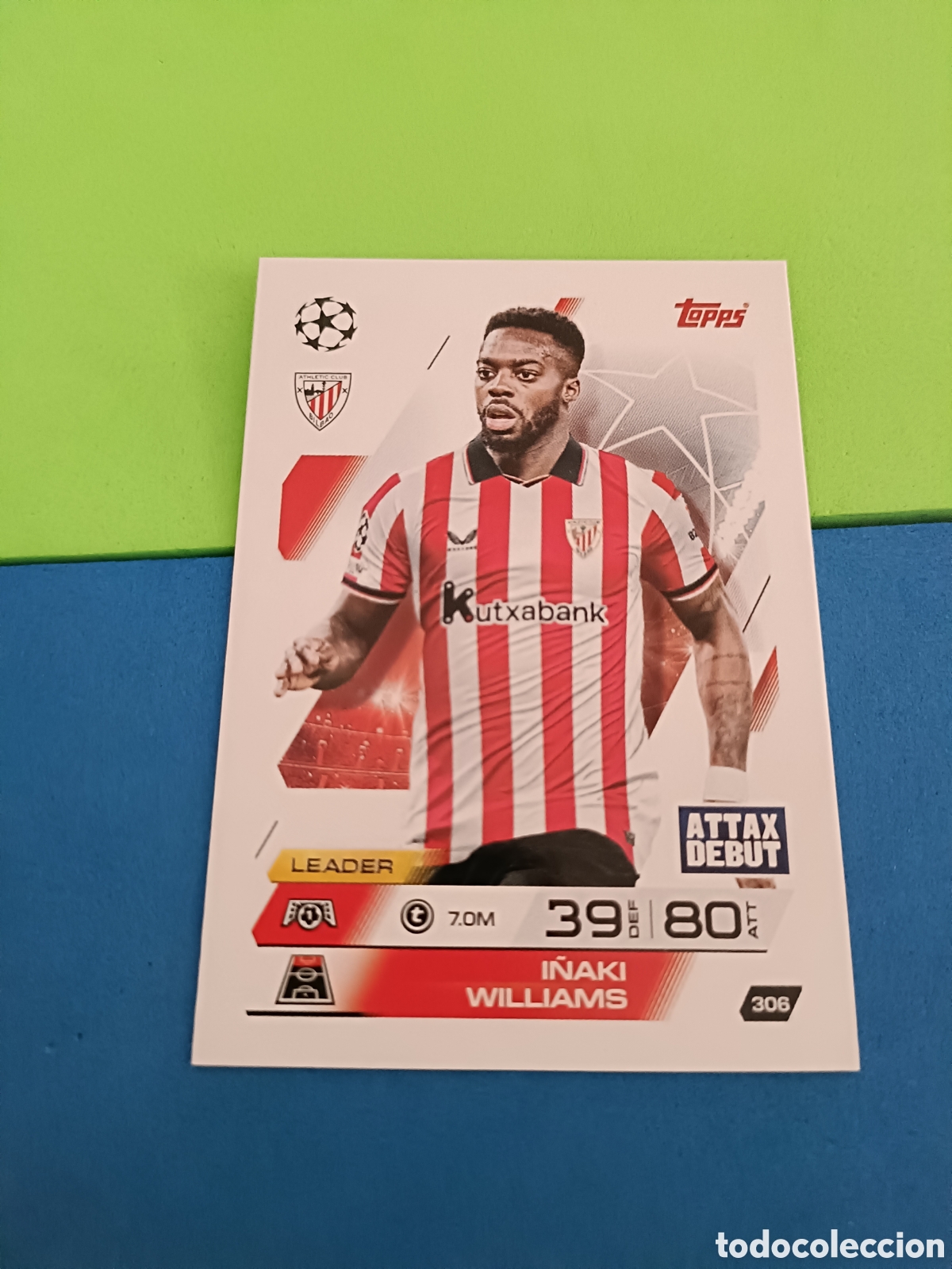 Cromos de f&uacute;tbol: Topps Match Attax 2025 2026 25 26 - 306 I&ntilde;aki Williams Bilbao