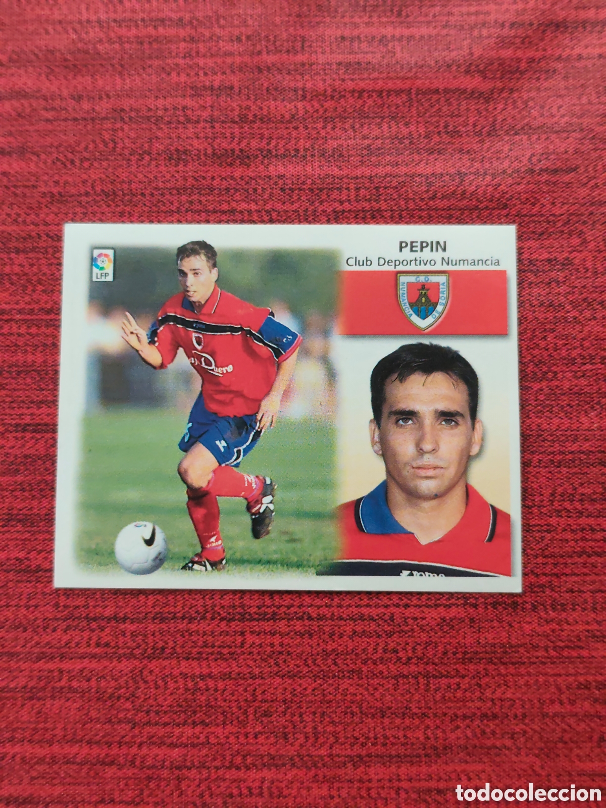 Cromos de f&uacute;tbol: FICHAJE 31 PEP&Iacute;N NUMANCIA EDICIONES ESTE 1999 2000