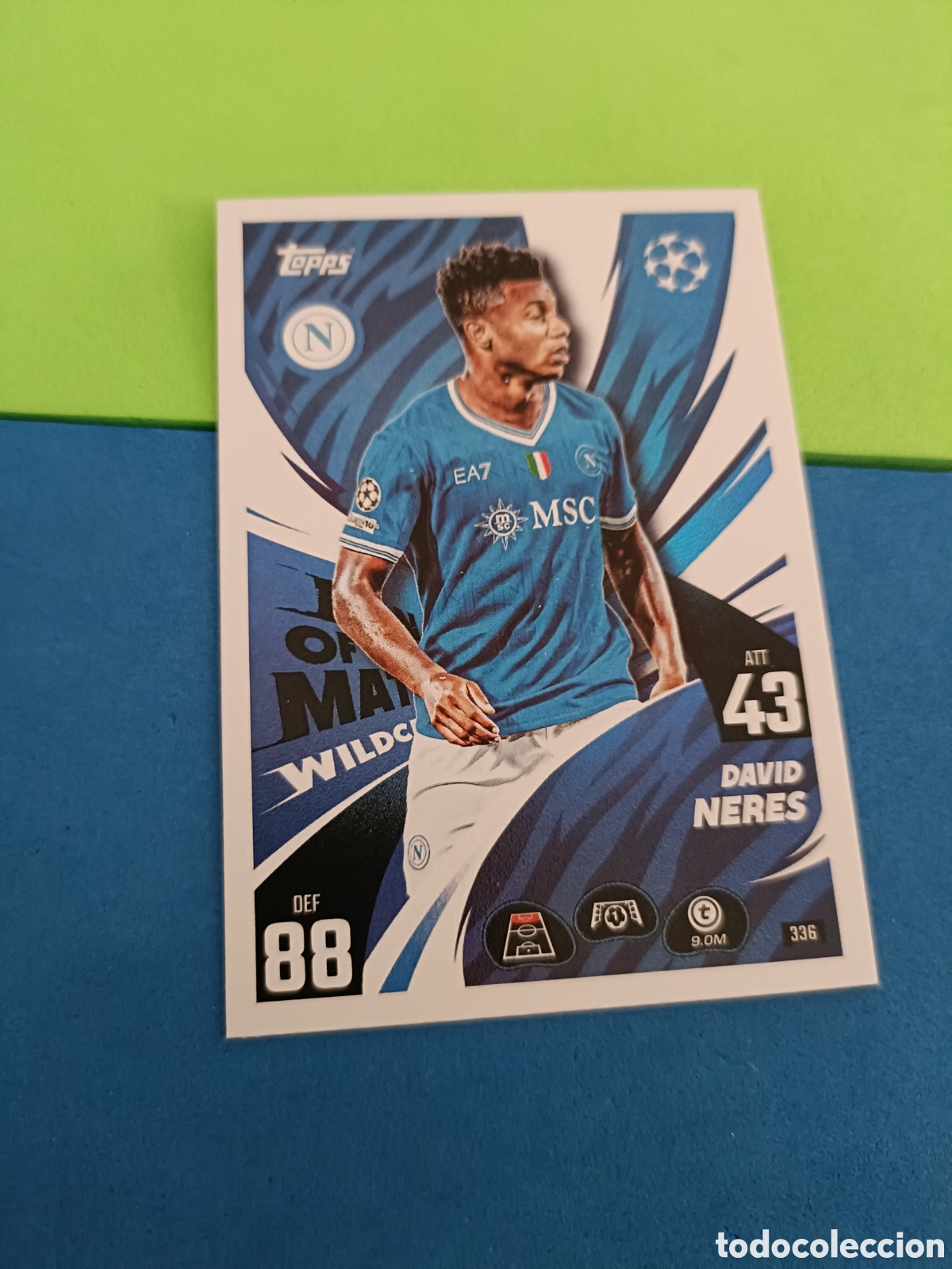 Cromos de f&uacute;tbol: Topps Match Attax 2025 2026 - Man of the match 336 David Neres