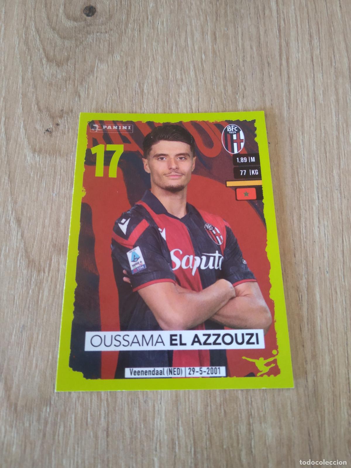 Cromos de f&uacute;tbol: 44 OUSSAMA EL AZZOUZI BOLOGNA CROMO FUTBOL PANINI LIGA ITALIA 2023-2024 CALCIATORI 23-24